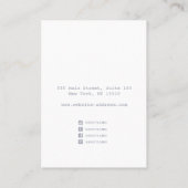 Gold Flecks Ketting Display Visitekaartje (Achterkant)