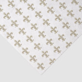 Gold Fleur de Lis French Heraldic Pattern Tissuepapier (Detail)