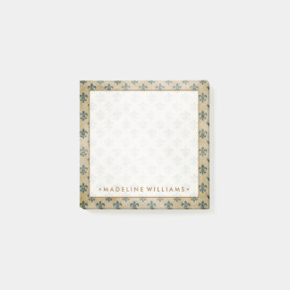 Gold Fleur-De-Lis Post-it® Notes