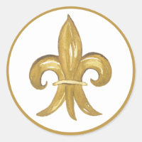 Gold Fleur de lis