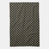 Gold Fleur De Lis Theedoek (Verticaal)