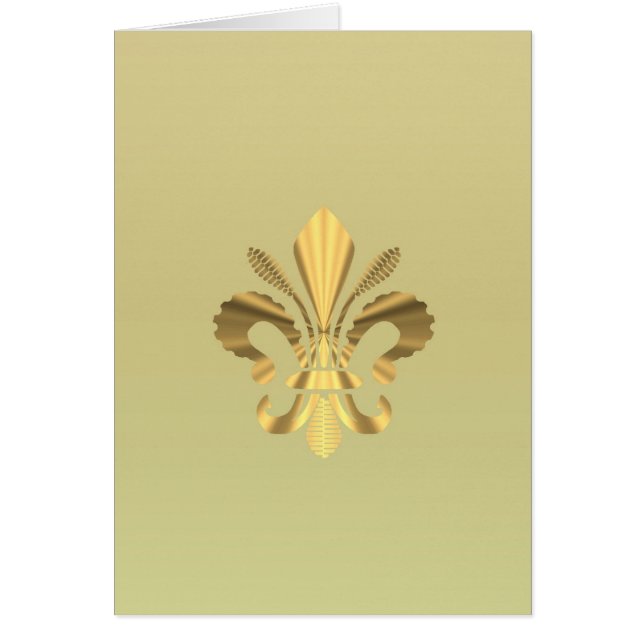 Gold fleur de lys (Voorkant)