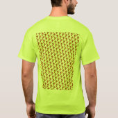 Gold Fleurs de Lis Pattern T-Shirt (Achterkant)