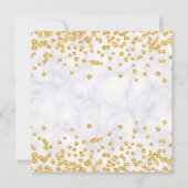 Gold Floral 60th Birthday Glam Marble (Achterkant)
