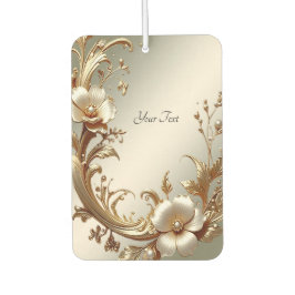 Gold Floral Air Freshener Luchtverfrisser