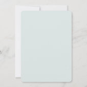 Gold Floral Baby Blue Boy Douche Invitation (Dos)