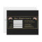Gold Floral Black White Stripes Cadeaubon