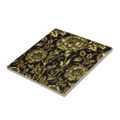 Gold Floral Chic Tegeltje (Zijkant)