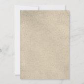 Gold Floral Girls Boys 18e anniversaire Invitation (Dos)