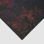  Gold Floral Grunge Damask Tissuepapier (Detail)