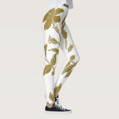 Gold Floral Leggings (Rechts)