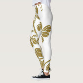 Gold Floral Leggings (Links)
