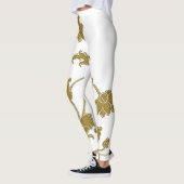 Gold Floral Leggings (Links)
