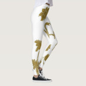 Gold Floral Leggings (Rechts)