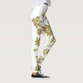 Gold Floral Leggings (Rechts)