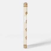 Gold Floral Pattern Case-Mate iPhone Case (Achterkant / Rechts)