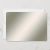 Gold Floral Save The Date (Dos)