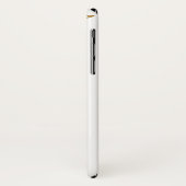 Gold Floral Stem Line Drawing iPhone / iPad case (Achterkant/links)
