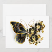 Gold Flower Butterfly met Black Orchid Programma (Voorkant / Achterkant)