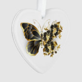 Gold flower Butterfly with Black Orchid (devant)