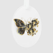 Gold flower Butterfly with Black Orchid (dos)