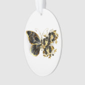 Gold flower Butterfly with Black Orchid (devant)