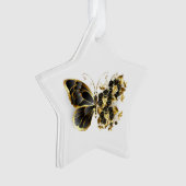 Gold flower Butterfly with Black Orchid (devant)