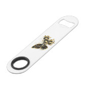 Gold flower Butterfly with Black Orchid (Dos Angle)