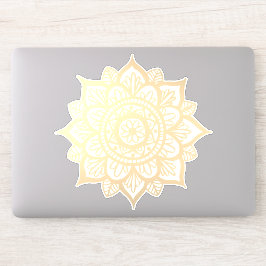 Gold Flower Mandala Sticker