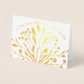 Gold Foil a trouvé celui que j'aime Faire-part de  (Devant)