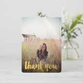 GOLD FOIL AFSTUDEREN FOTO DANK JE KAART (Staand voorkant)