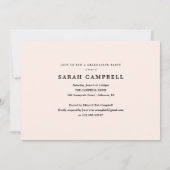 Gold Foil Afstuderen Script Card Kaart (Achterkant)