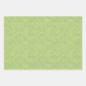 Gold Foil beugels Groene gekleurde achtergronden Inpakpapier Vel (Voorkant 2)