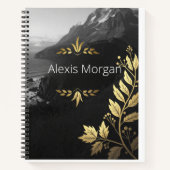 Gold Foil Botanisch Notitieboek (Voorkant)