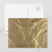 Gold Foil Briefkaart (Voorkant / Achterkant)