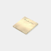 Gold Foil Brush Stroke Post-it® Notes (Schuin)