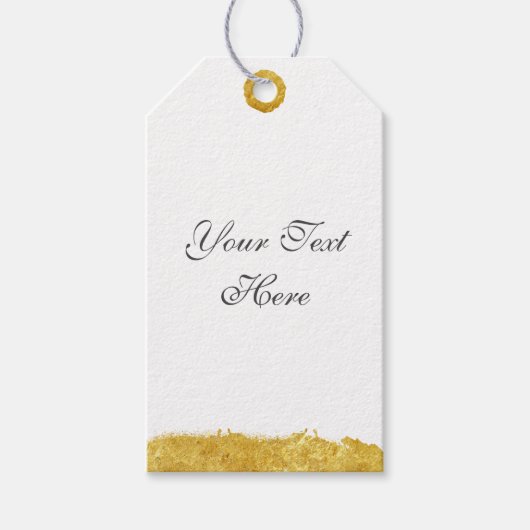 Gold Foil Cadeaulabel (Voorkant)