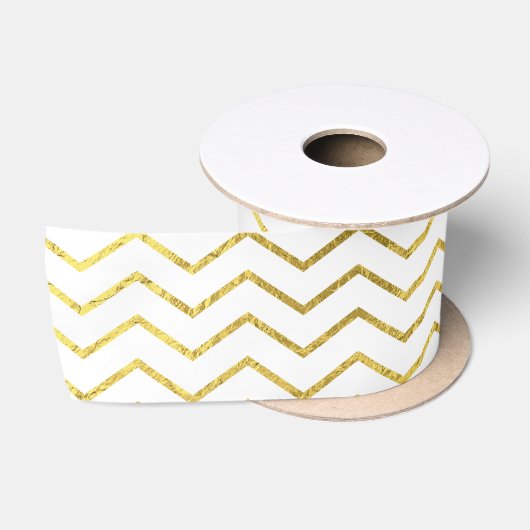 Gold Foil Chevron Lint (Spoel)