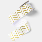 Gold Foil Chevron Lint (Achterkant)