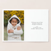 Gold Foil Classic Seasons Salutation Carte de vaca (Intérieur)