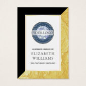 Gold Foil Colour Block die DisplayCard verdient Visitekaartje (Achterkant)