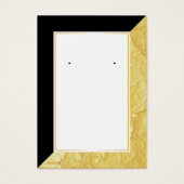 Gold Foil Colour Block die DisplayCard verdient Visitekaartje (Voorkant)