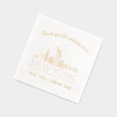 Gold Foil Custom New York Corporate Event Naples (Gauche)