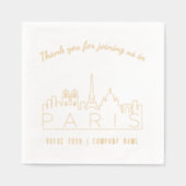 Gold Foil Custom Paris Corporate Event Naples (Recto)