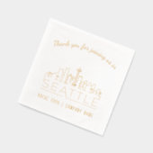 Gold Foil Custom Seattle Corporate Event Naples (Gauche)