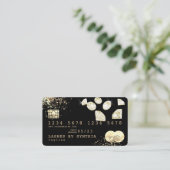 Gold Foil diamants Carte de crédit ajoutez votre l (Debout devant)