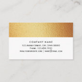 Gold Foil Dragonfly - Visitekaartje (Achterkant)