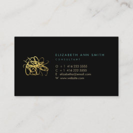 Gold Foil-effect Chic-Visitekaartje Visitekaartje