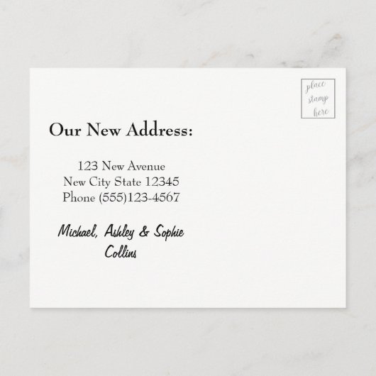 Gold Foil Effect, "We hebben bewogen" Aankondiging (Achterkant)