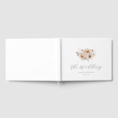 Gold Foil Floral Wedding Guest Book (Complet)